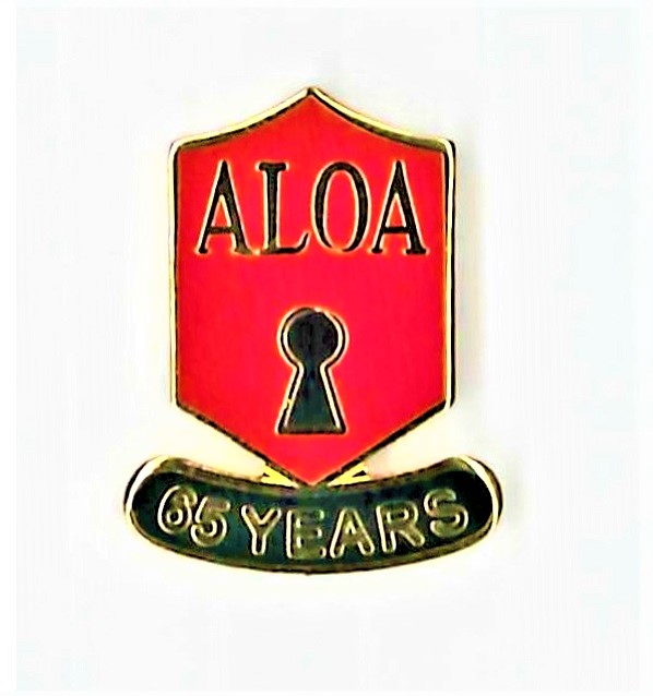 ALOA 65 Year Pin